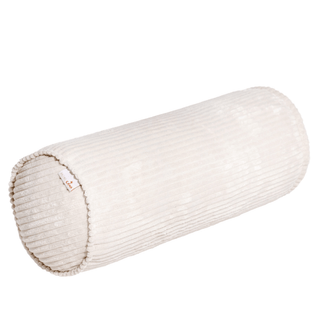 Corduroy Bolster Pillow – Roll Cushion for Floor Mattresses | Ecru