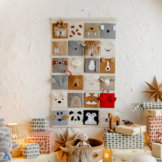 Woodland Felt Advent Calendar, Wall Organizer