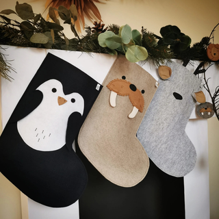 Felt Christmas Stocking – Personalized Holiday Decor | Penguin
