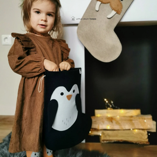 Felt Christmas Stocking – Personalized Holiday Decor | Penguin