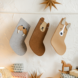 Felt Christmas Stocking – Personalized Holiday Decor | Grey Walrus