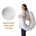 Milk White with Flowers