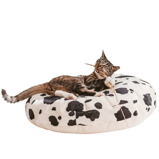 MINICAMP Soft Cat and Dog Pillow Bed from Fake Cow Fur
