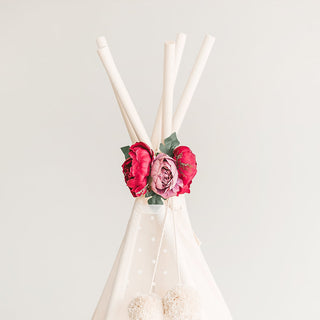 Peony Garland as a Photo Prop - Beautiful Artificial Flowers for Event Decoration