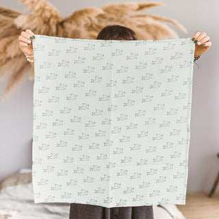 Flamingos Baby Swaddles and Burp Cloths from Double Gauze