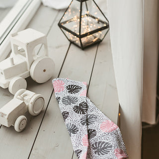 Monstera Baby Swaddles and Burp Cloths from Ultra soft Muslin
