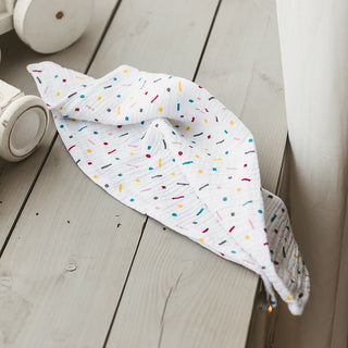 Confetti Baby Swaddles and Burp Cloths from Ultra soft Muslin