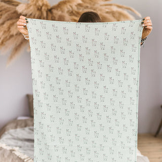 Flamingos Baby Swaddles and Burp Cloths from Double Gauze