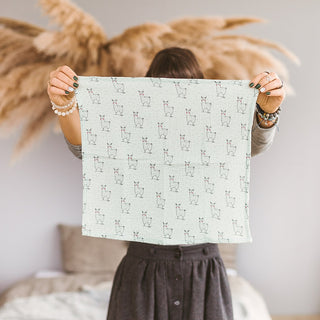 Flamingos Baby Swaddles and Burp Cloths from Double Gauze