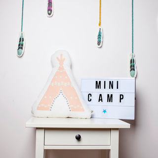 Decorative Kids' Pillows in Teepee Theme